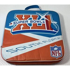 NFL Super Bowl XLI Football Stadium Seat Cushion Bears vs Colts 2007 Souvenir